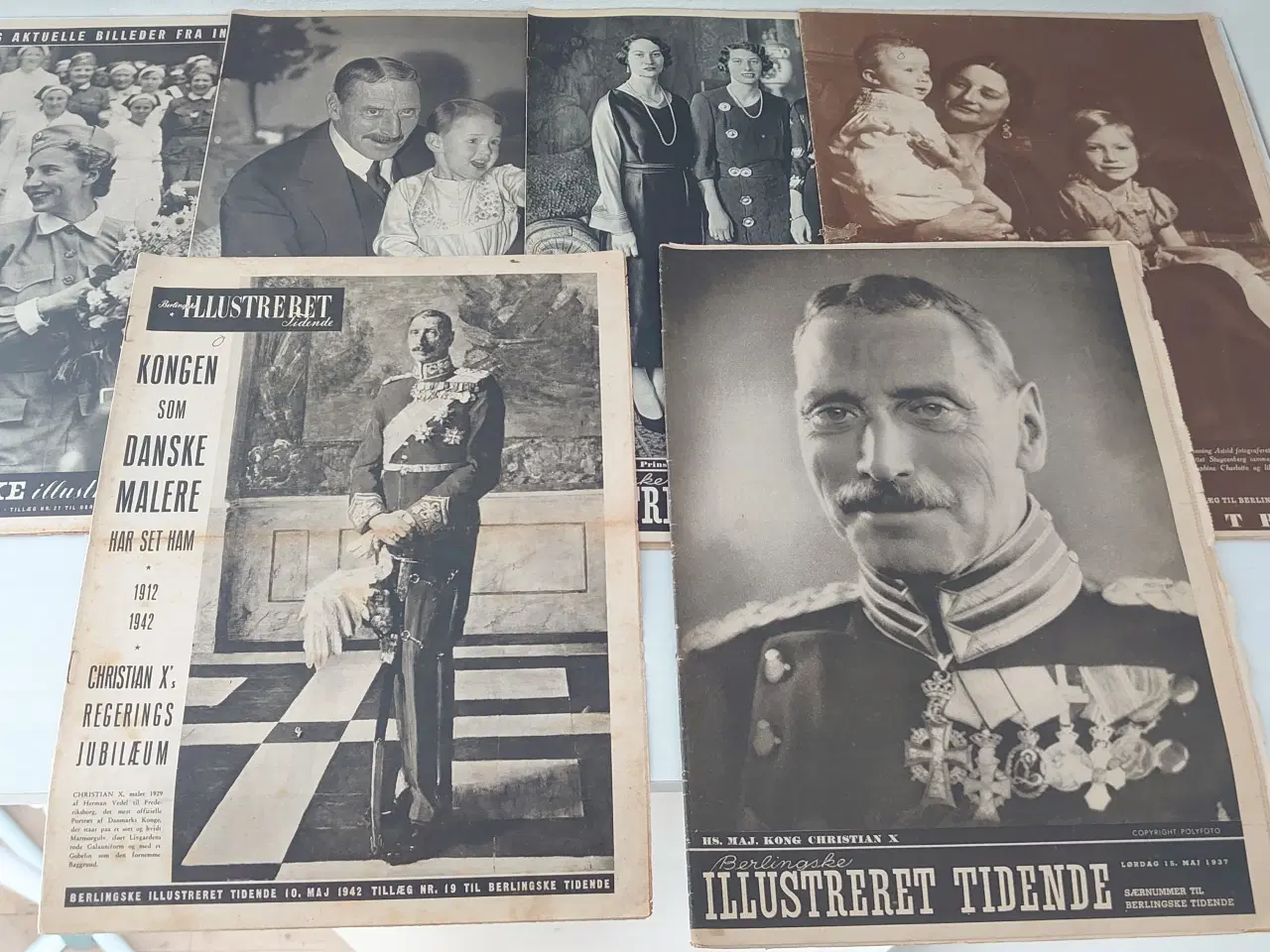 Billede 1 - 6 stk Illustreret Tidende.Tillæg/særnummer.1936-43