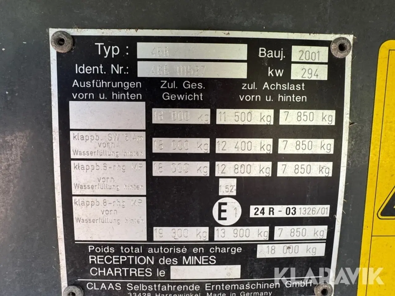 Billede 5 - Mejetærsker Claas Lexion 480