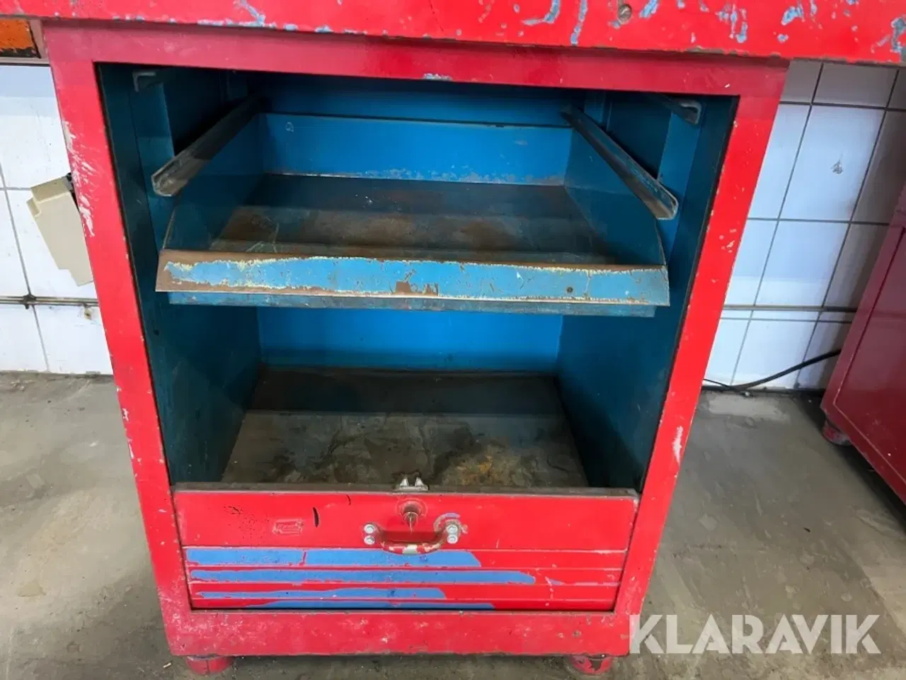 Billede 6 - Værksted bord/skab Wurth filebænk/reol/skab