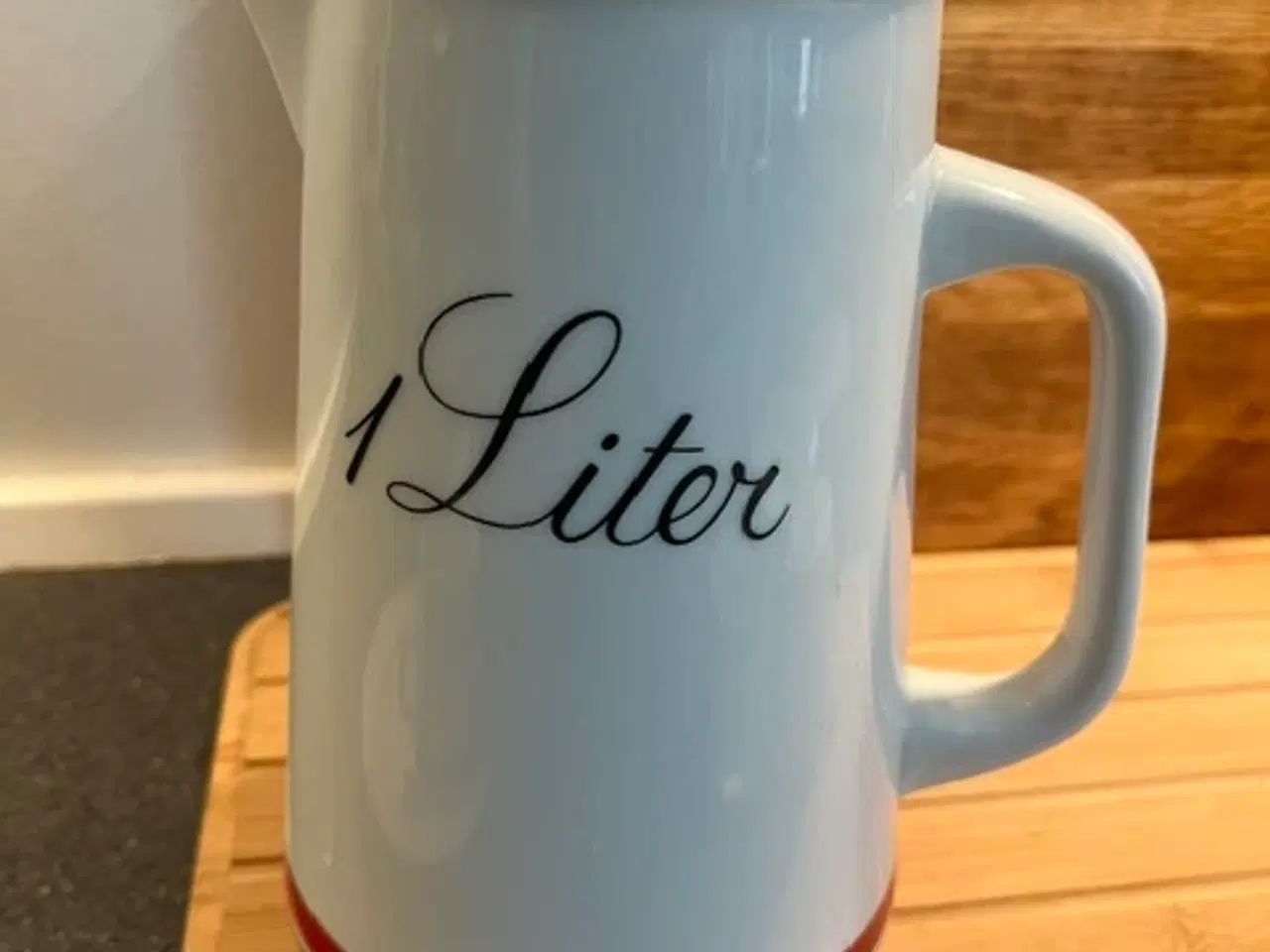 Billede 2 - Retro IKEA kande – 1 Liter i hvid keramik