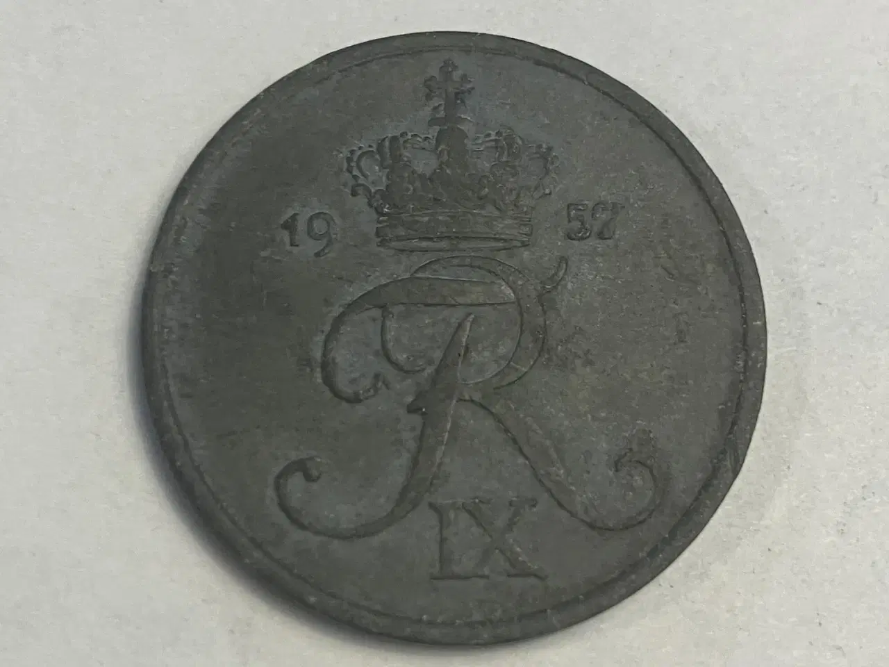 Billede 1 - 5 Øre 1957 Danmark