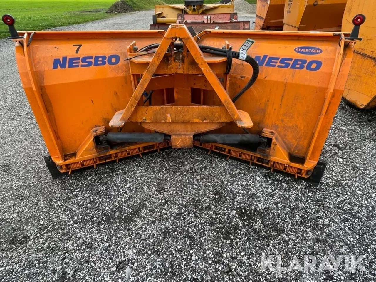 Billede 9 - Nesbo hydraulisk sneplov til traktor Nesbo