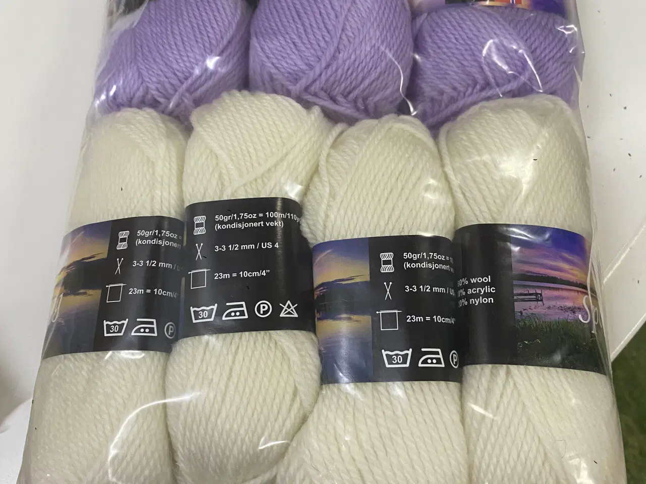 Billede 4 - 3 sæt strikkekits enten til sokker, vanter eller h