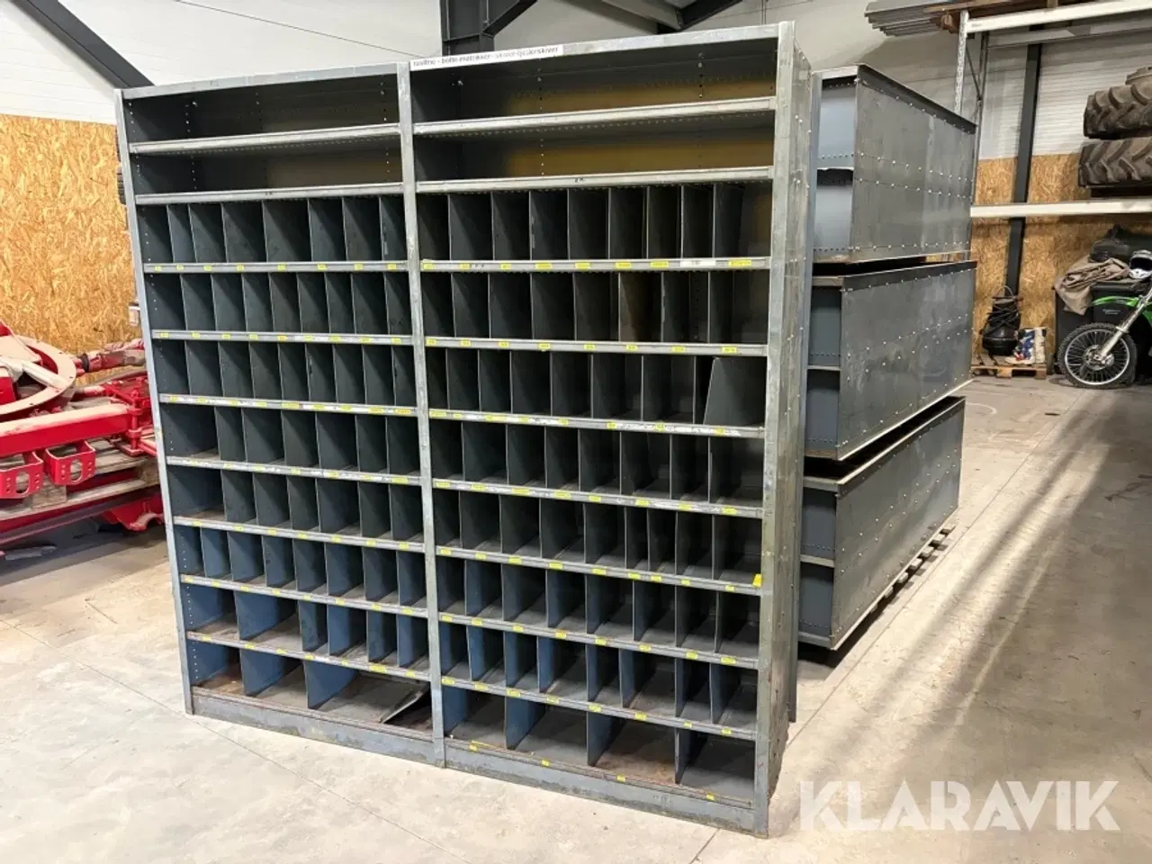 Billede 1 - Opbevaringsreol stål 5sæt