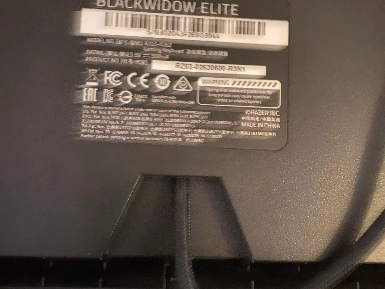 Billede 5 - Razer blackwidow elite gaming keyboard