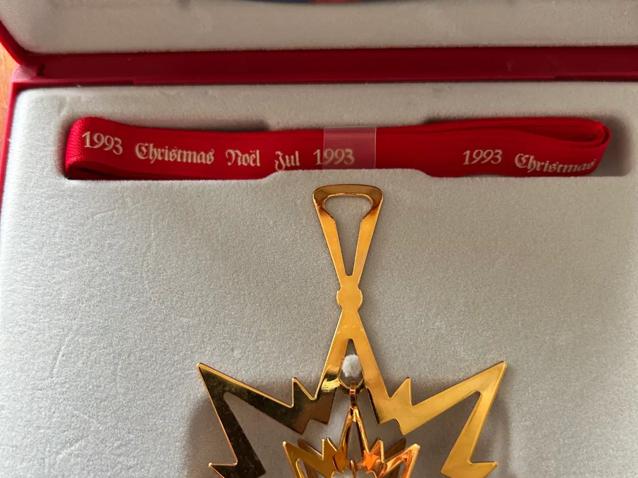 Billede 3 - George Jensen uro 1993 julestjerne 1 udgave rød æs