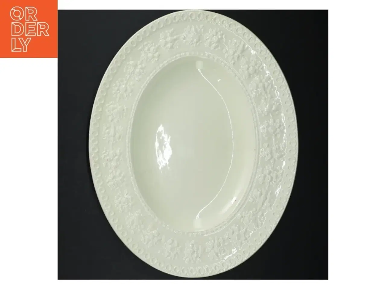 Billede 1 - Hvidt porcelænsfad fra Wedgwood (str. 35 x 27 cm)