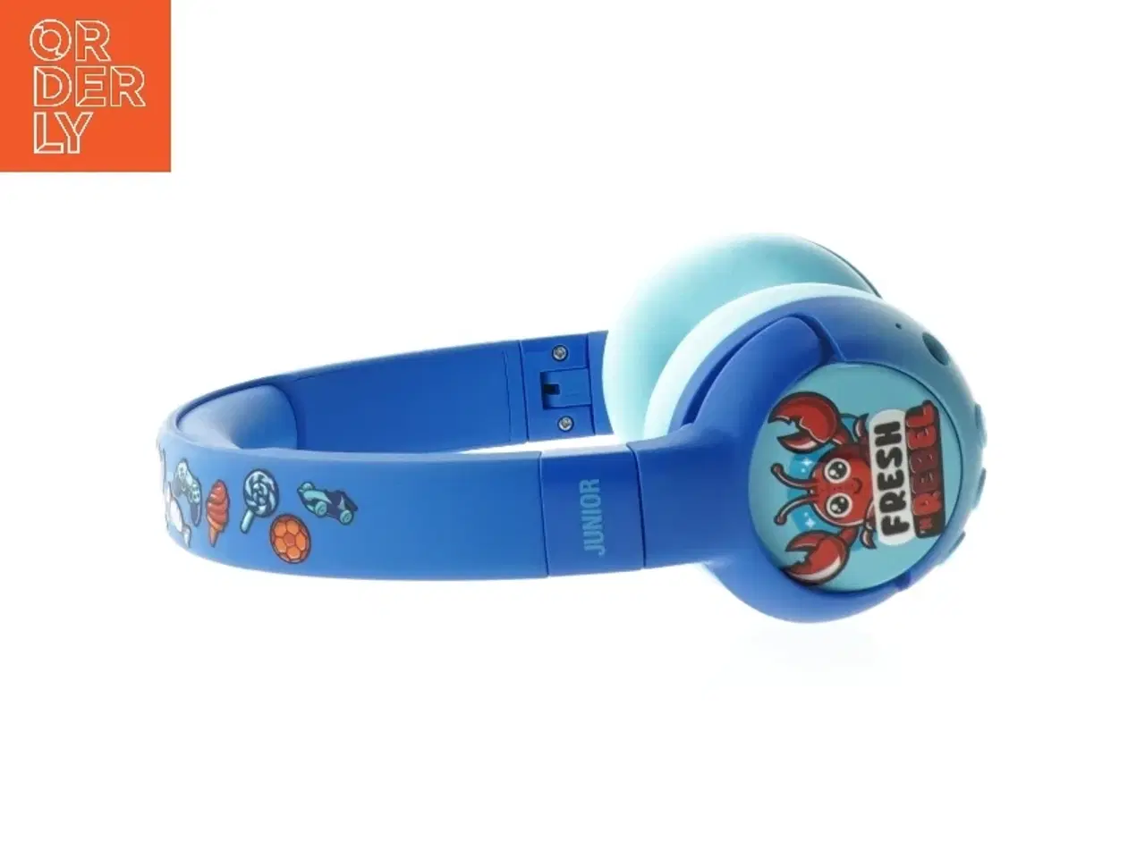 Billede 3 - Blå børnehovedtelefoner fra Code (str. Ø 16 cm)