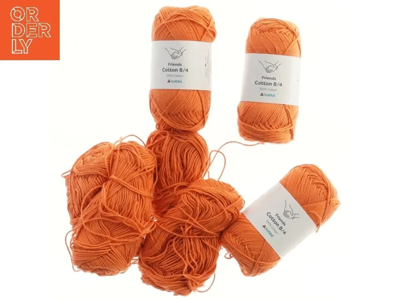 Billede 1 - Oranget garnnøgle fra Hobbii