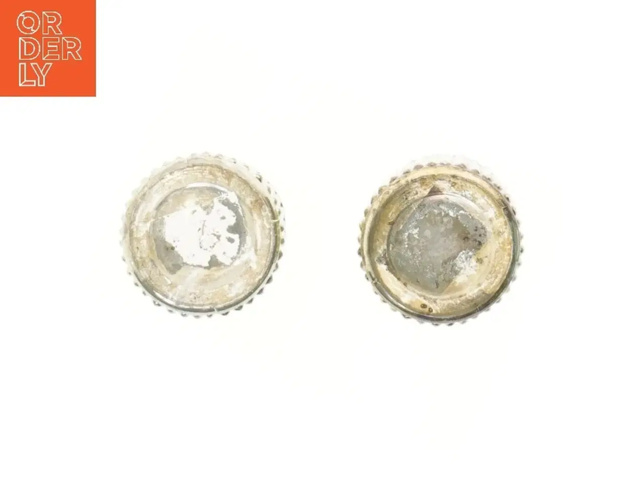 Billede 2 - Sæt med to dekorative lysestager (str. Ø 6,5 cm længde 8 cm)