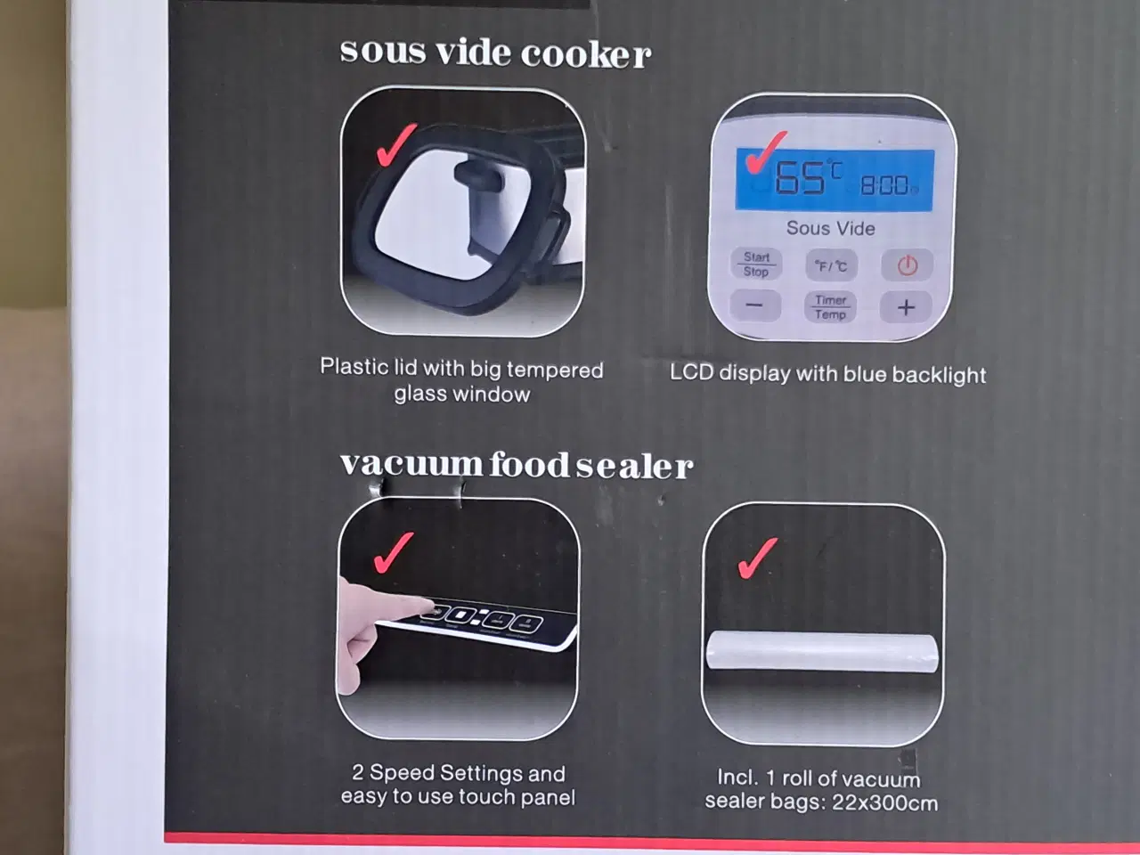 Billede 3 - sous vide og vacuum sealer