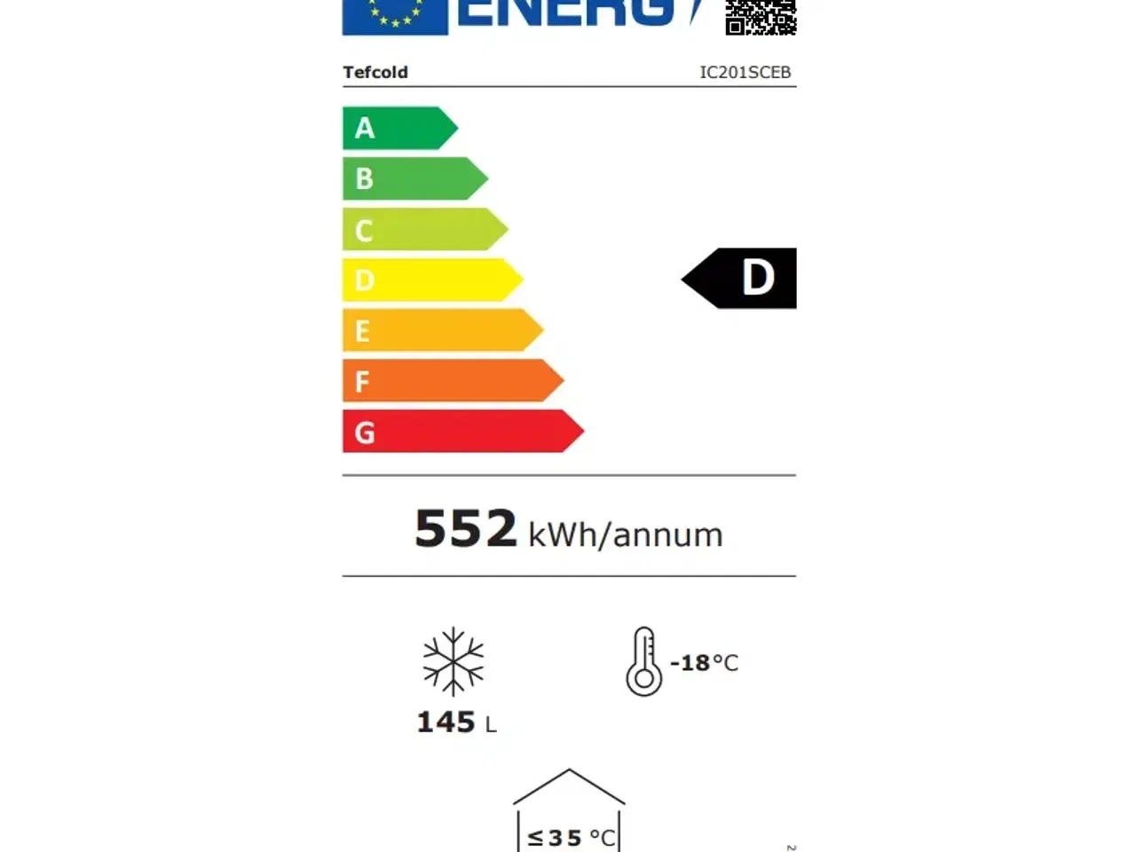 Billede 4 - Tefcold IC201SCEB Isfryser 157 Liter