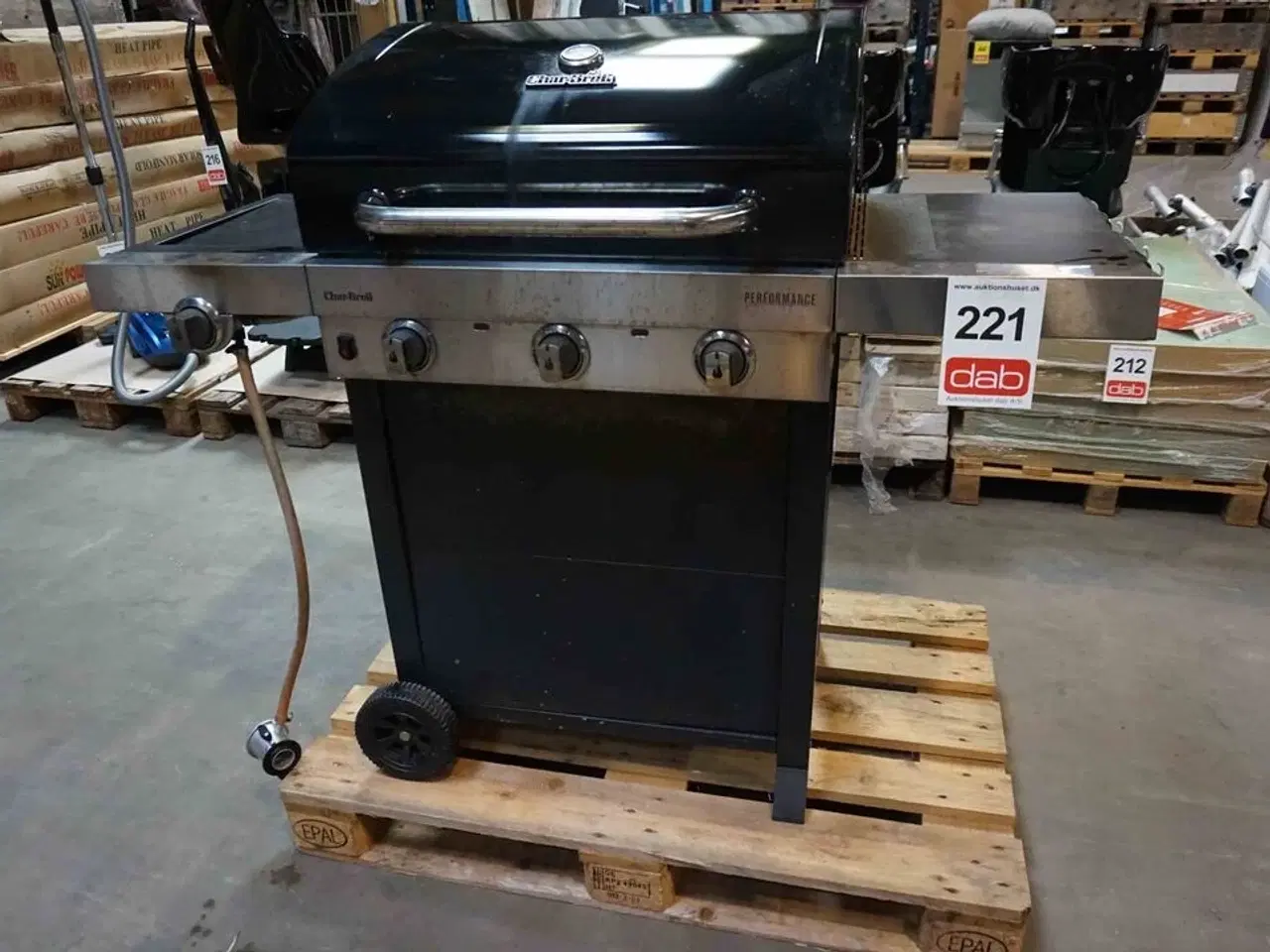 Billede 1 - Char-Broil Gasgrill 3 brænder + sideblus (MOMSFRI)