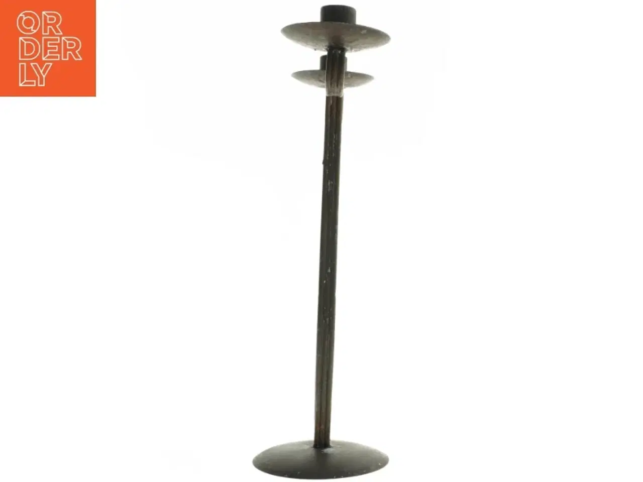 Billede 2 - Antik lysestage (str. 36 cm)