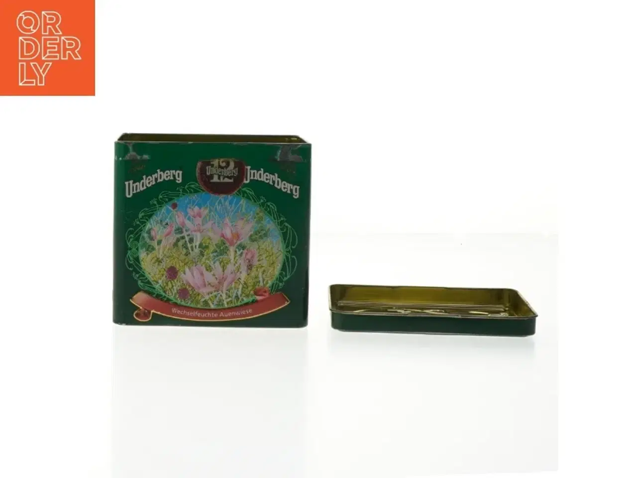 Billede 2 - Retro Underberg metalæske fra 1993 (str. 11,5x12 cm)