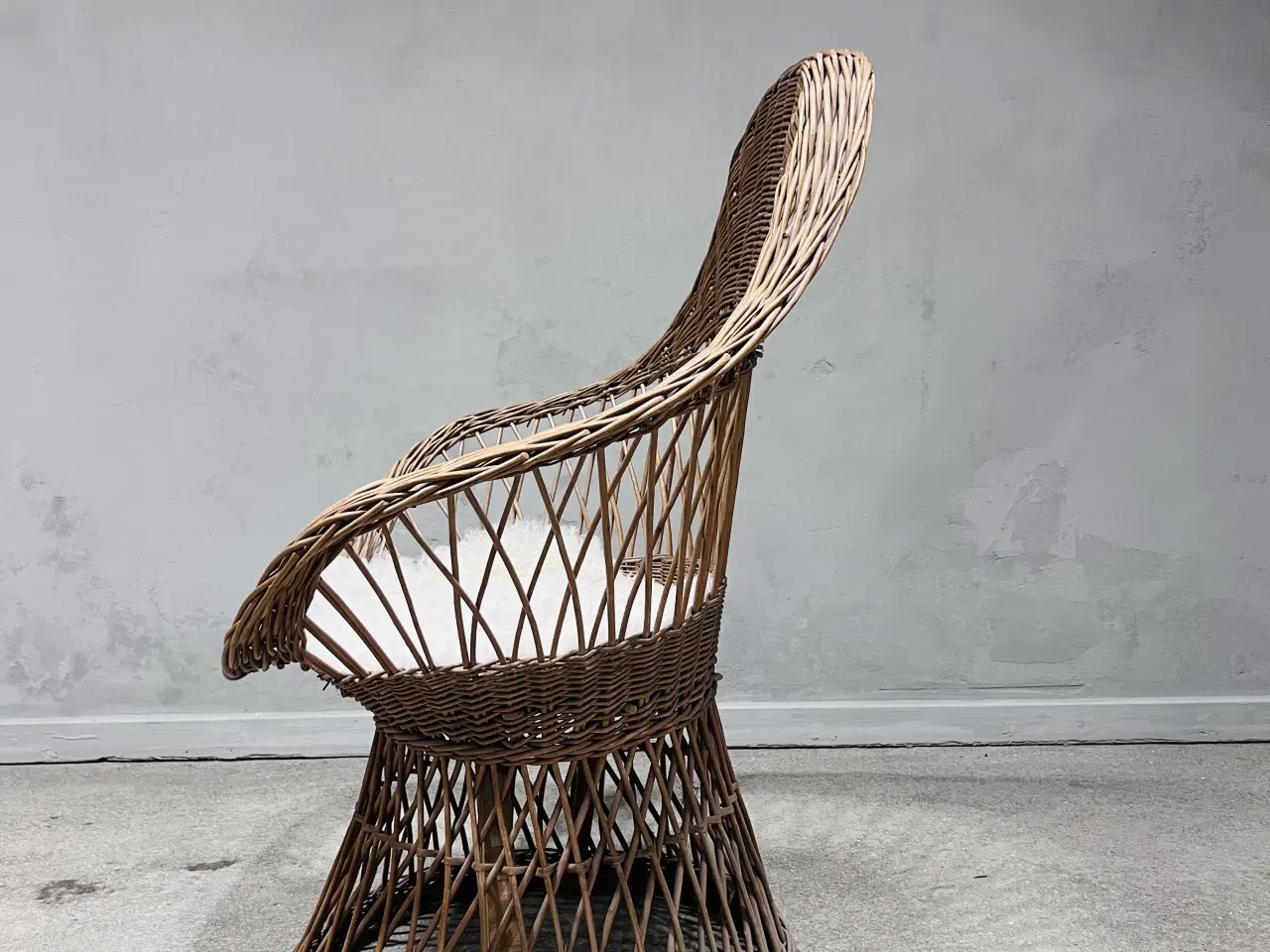 Billede 3 - Kurvestol, bambus, 1960'erne/70'erne.