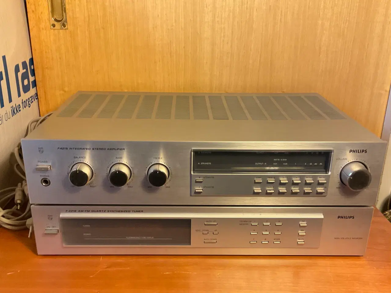 Billede 1 - Philips amplifier og radio