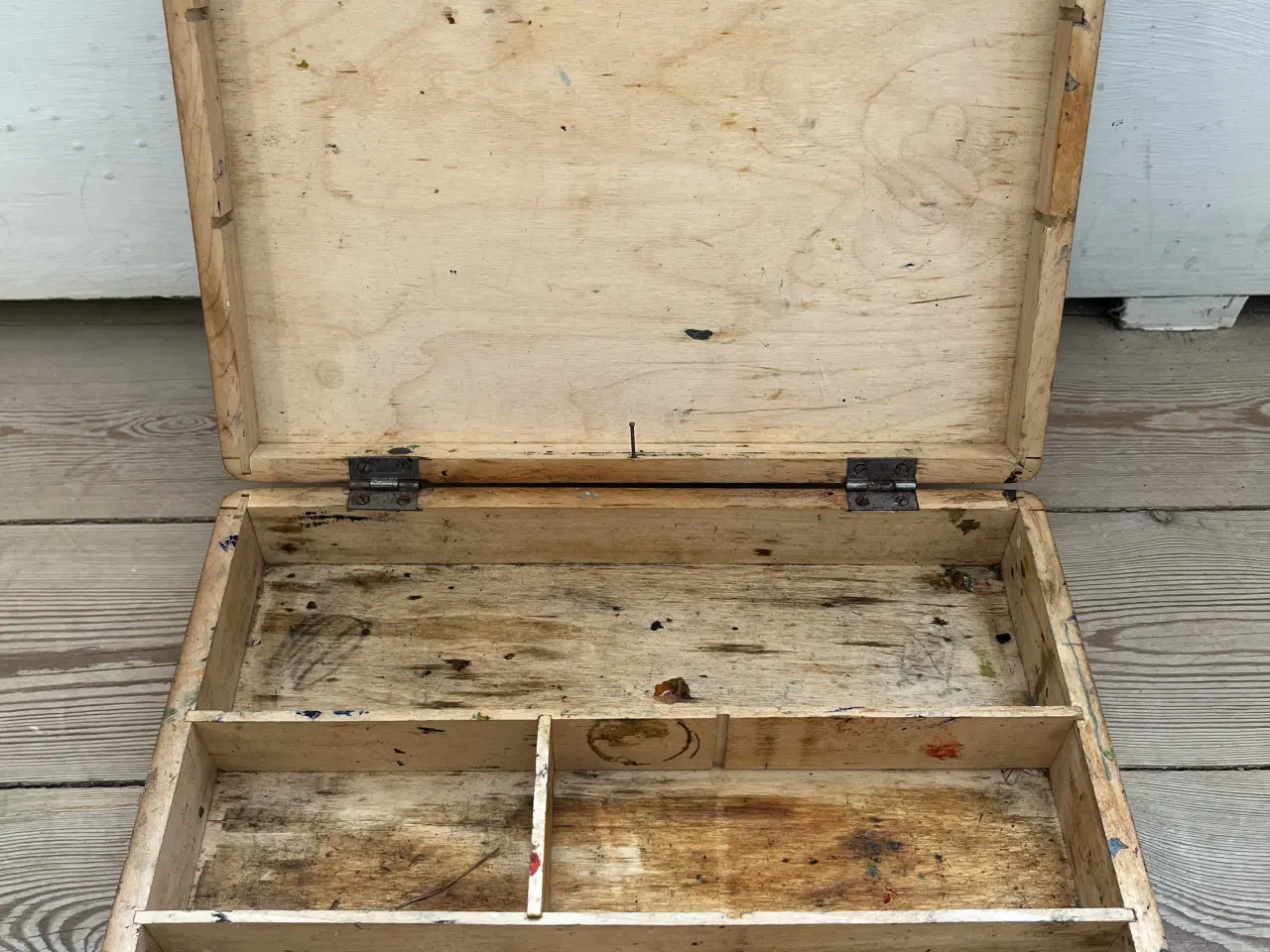 Billede 5 - Lille trækasse med patina