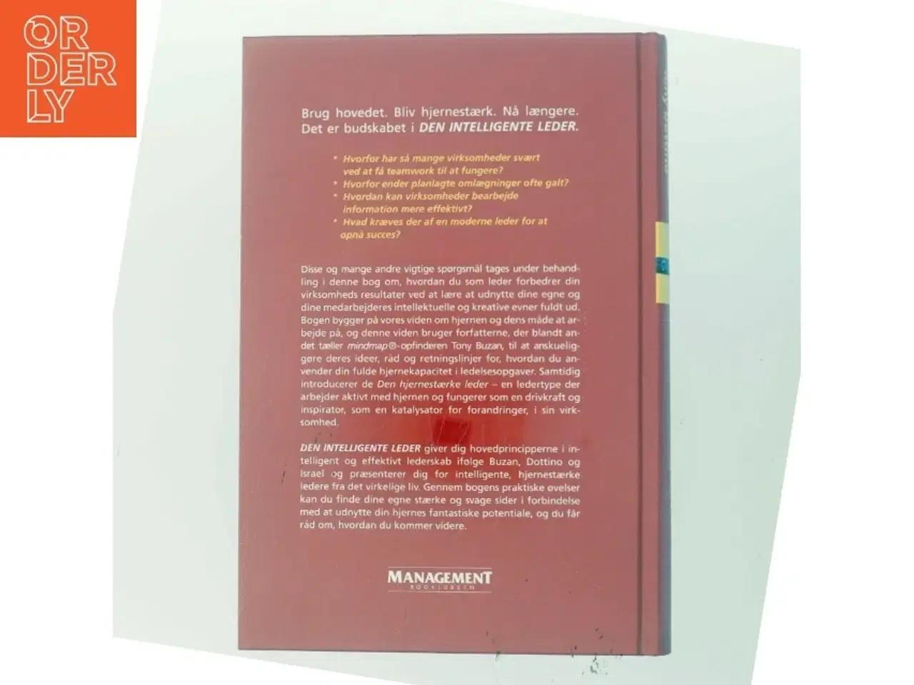 Billede 3 - Den intelligente leder af Tony Buzan (Bog)