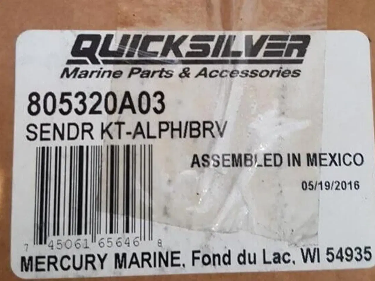 Billede 1 - Quicksilver Trimsender KUM LIMIT sensoren