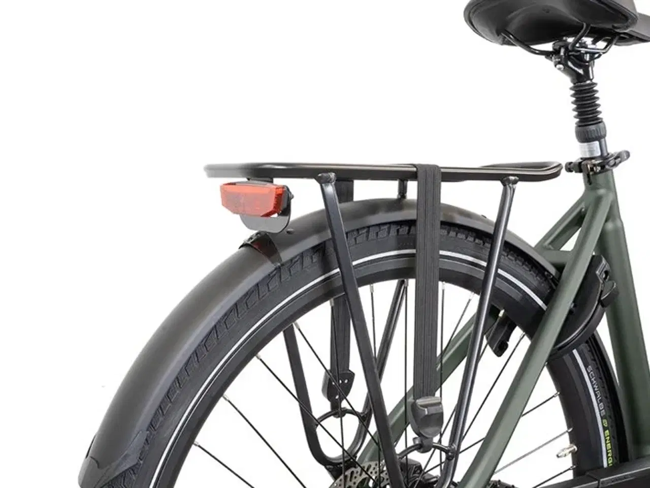 Billede 4 - Lindebjerg 28'' Elcykel Center Royal - Mat grøn