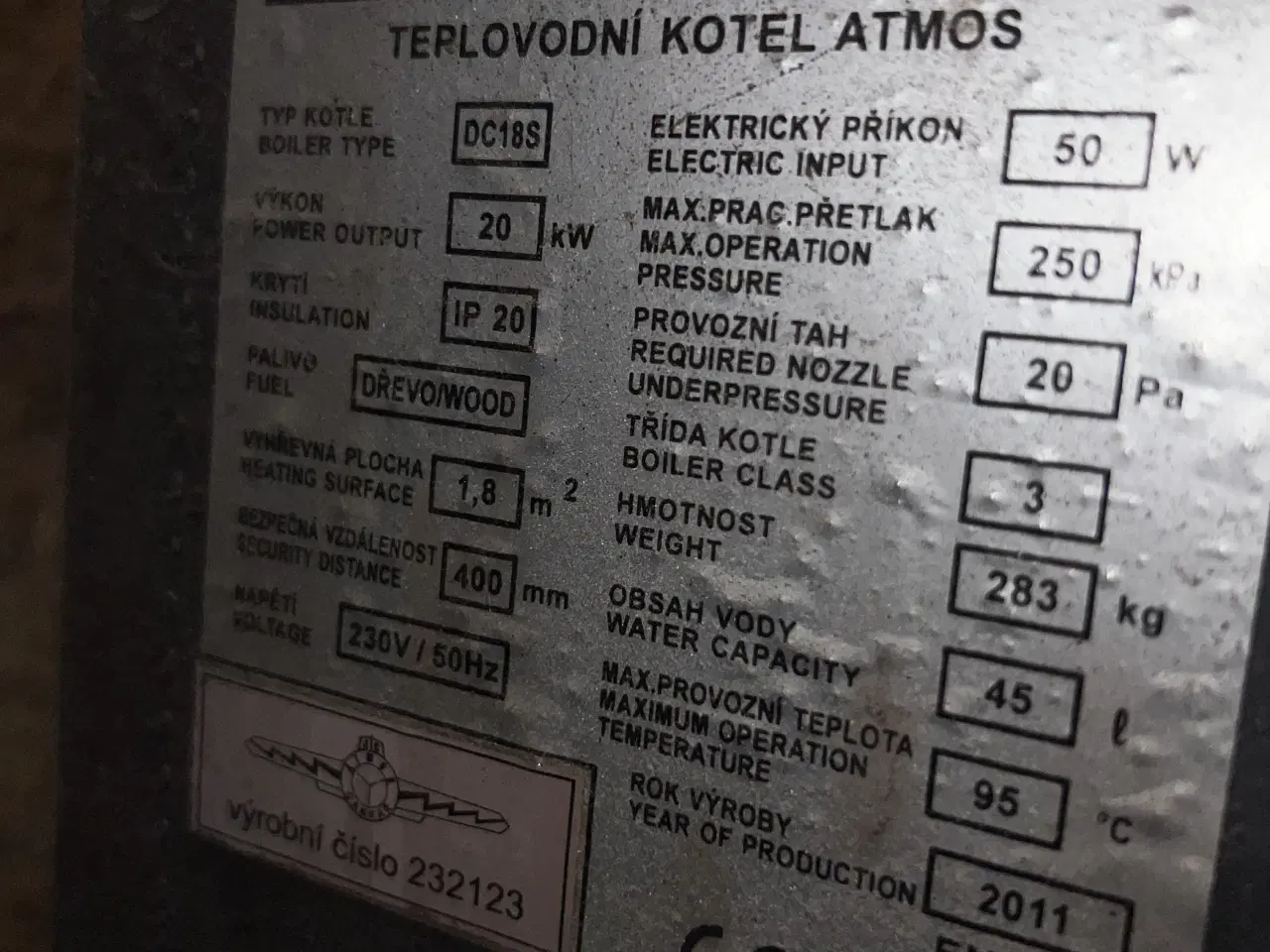 Billede 2 - Atmos DC 18S træforgaserkedel (19 kW)