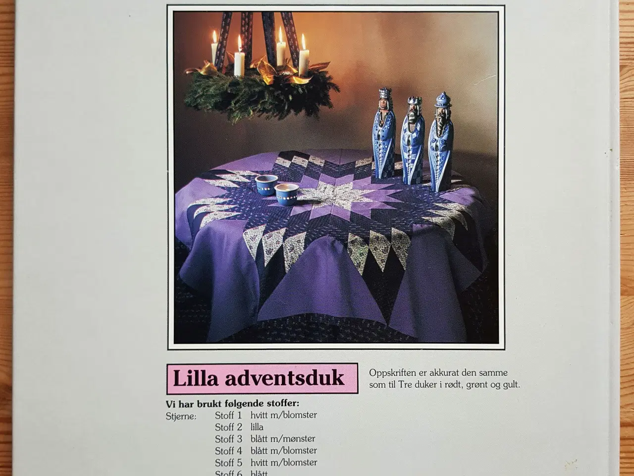 Billede 6 - Jule-patchworkbøger fra Norge og Holland