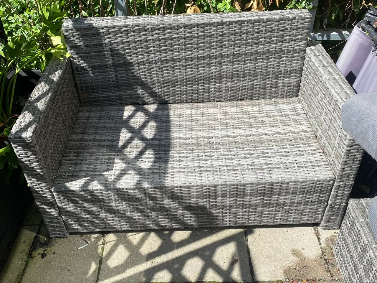 Billede 2 - Havesofa med chaiselong
