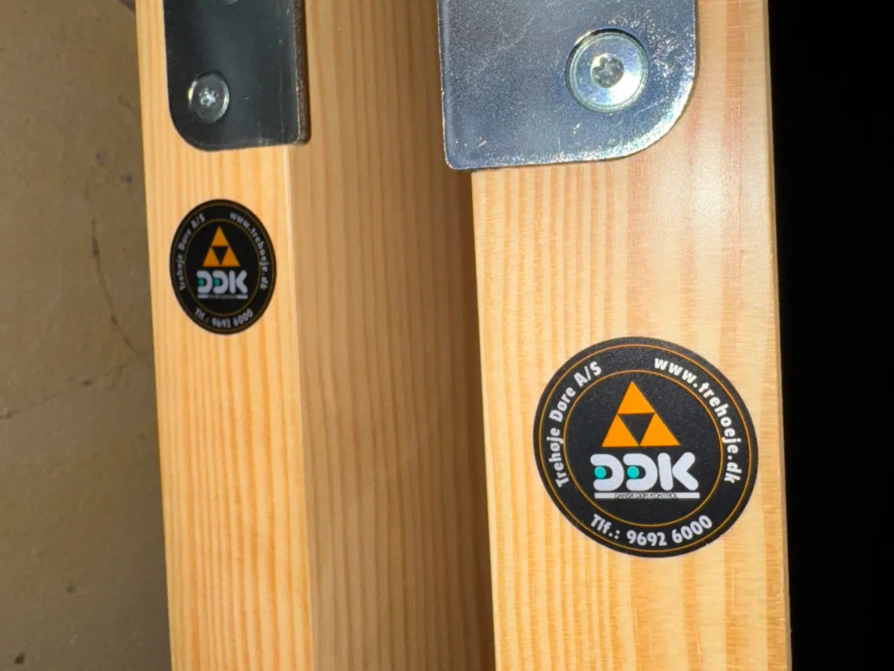 Billede 2 - Trehøje (massive) celledøre fineret EG 