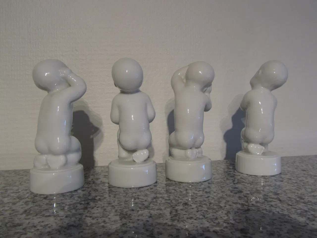 Billede 3 - 4 stk B&G baby porcelænsfigurer