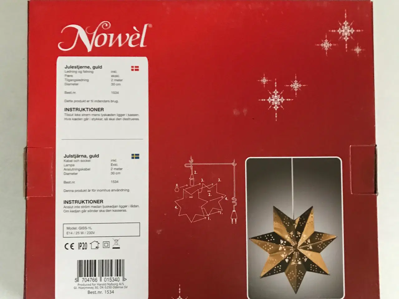 Billede 2 - Julestjerne i metal