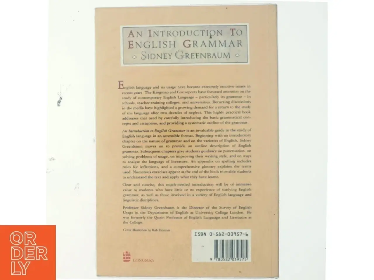 Billede 3 - An introduction to English grammar af Sidney Greenbaum (Bog)