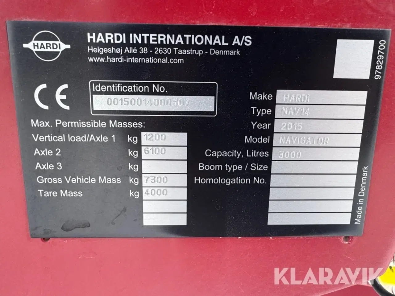 Billede 6 - Marksprøjte Hardi Navigator 14