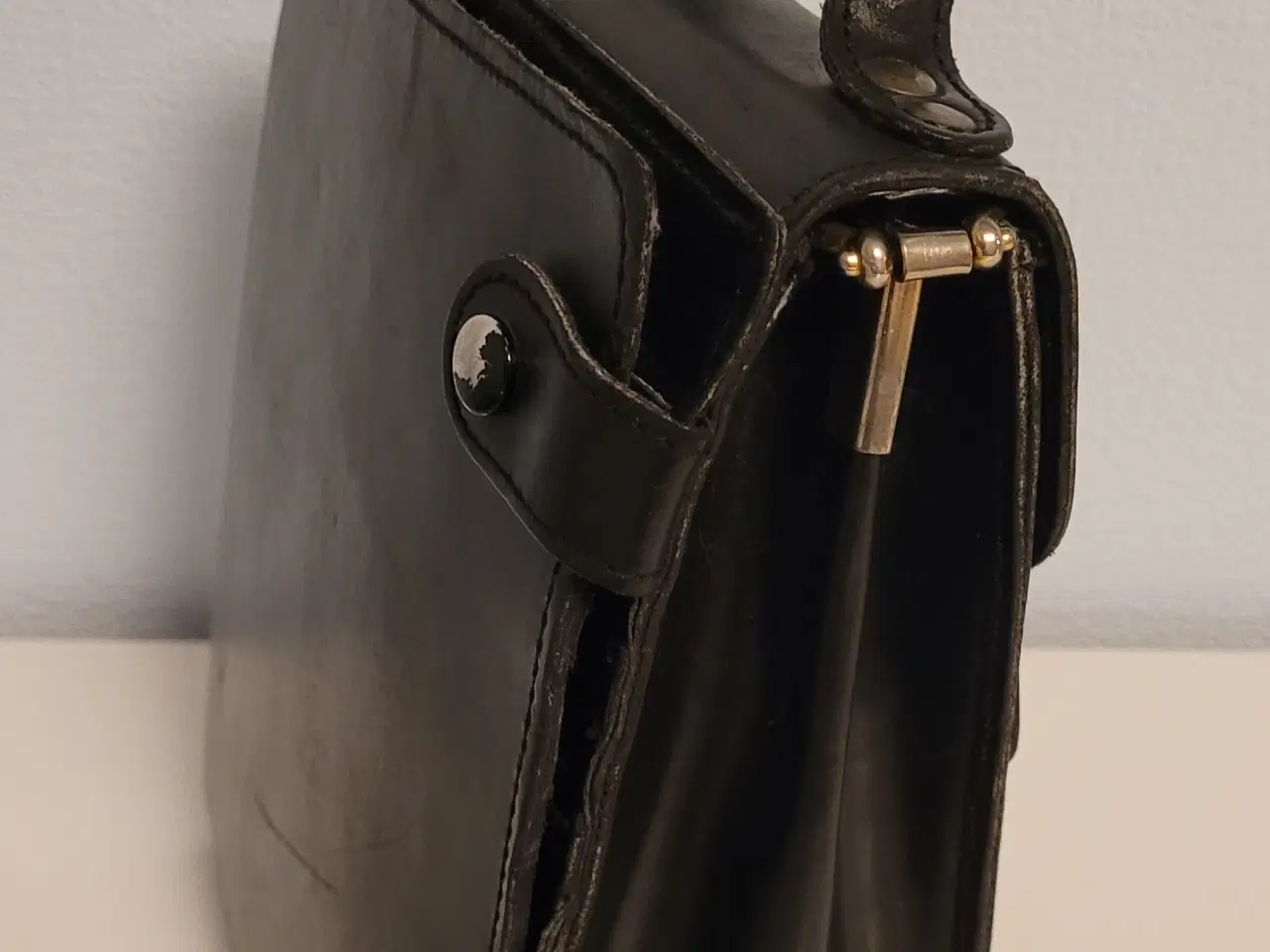 Billede 4 - Herretaske i sort læder 