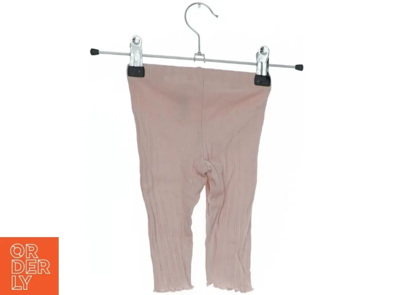 Billede 2 - Lyserøde baby leggings med dekorativ sløjfe fra H&M (str. 62)