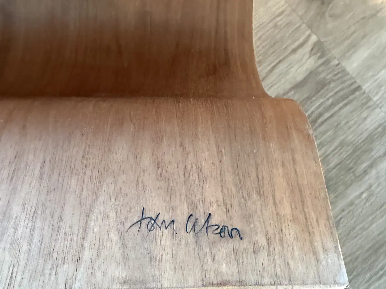 Billede 5 - Unik og signeret Jørn Utzon loungestol med skammel