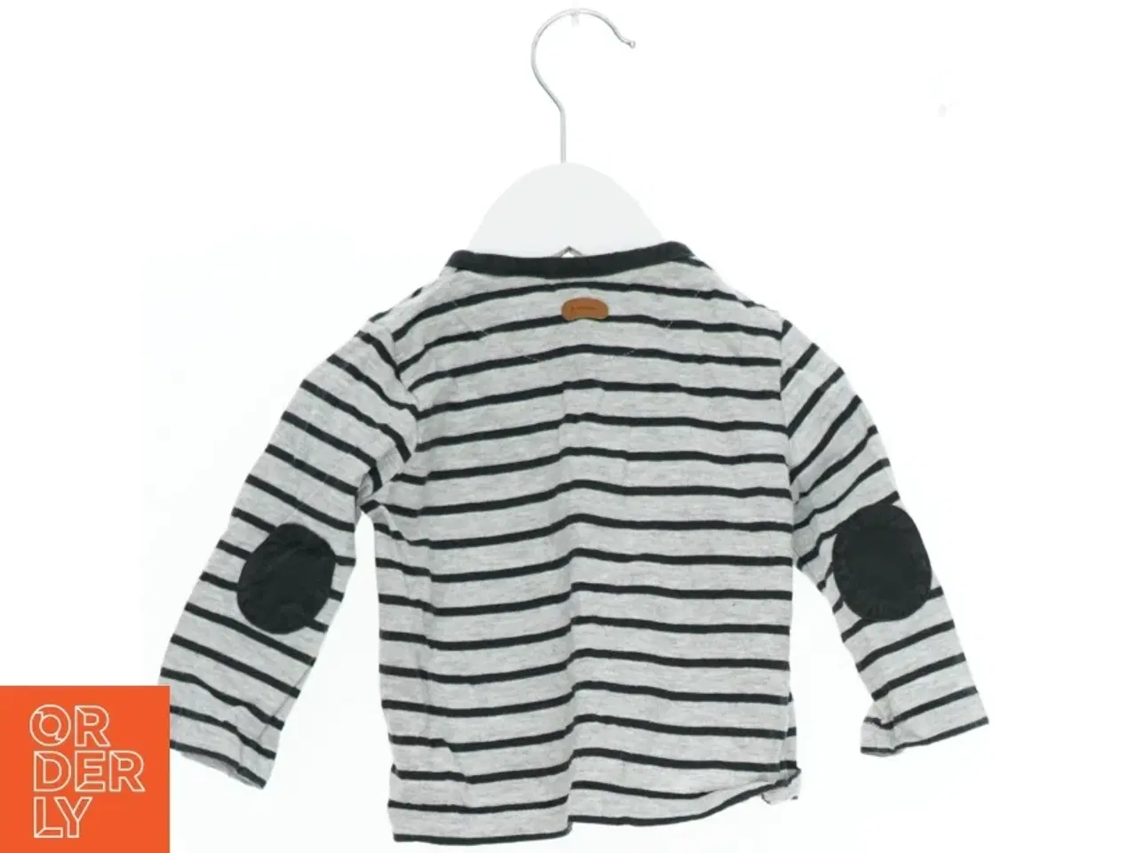 Billede 2 - Stribet langærmet trøje med knapper fra Zara (str. 74)