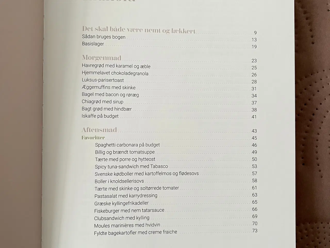 Billede 4 - “Luksus på budget” kogebog. 