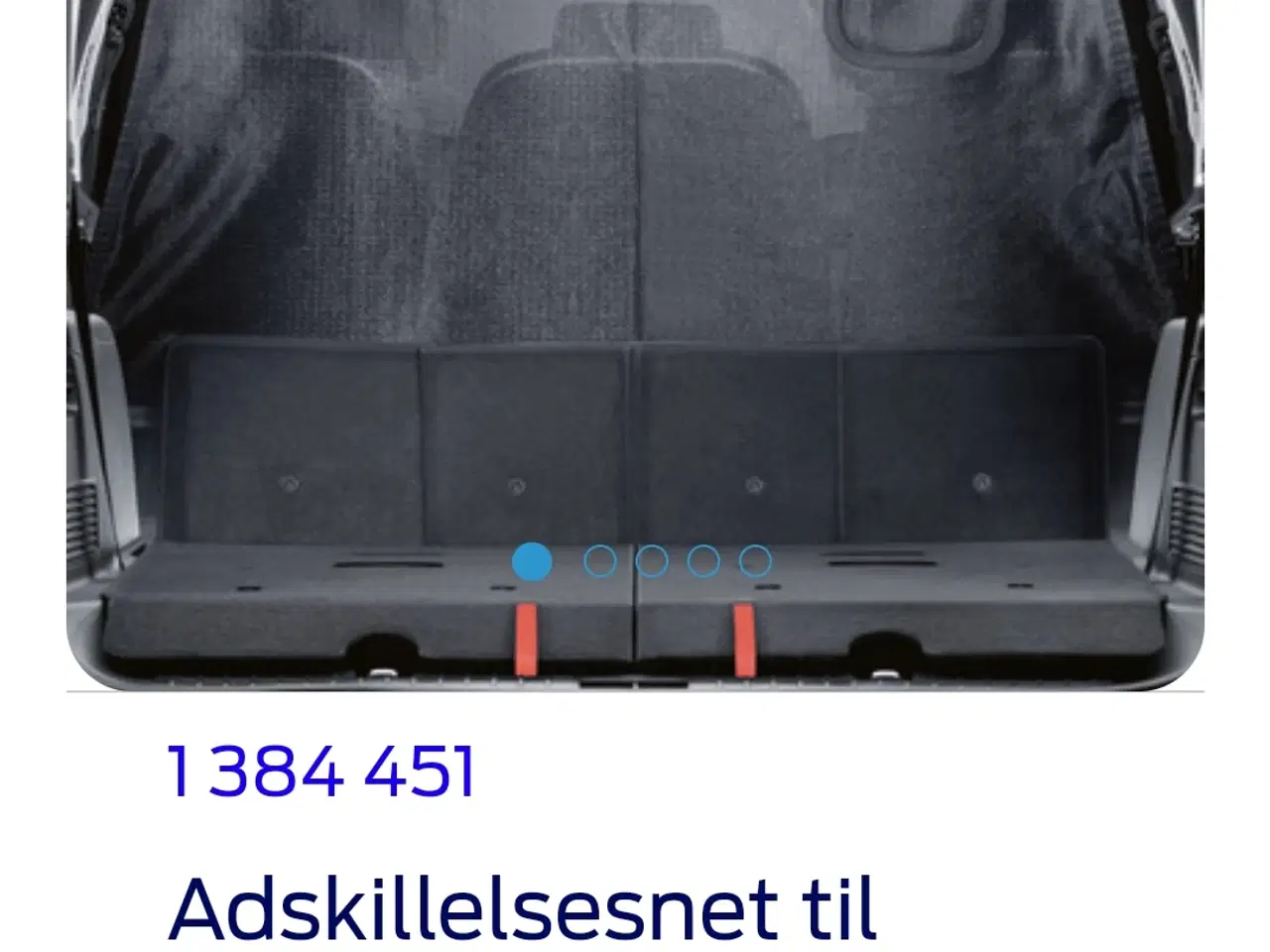 Billede 1 - Adskillelsesnet til bagagerum Ford s-max 