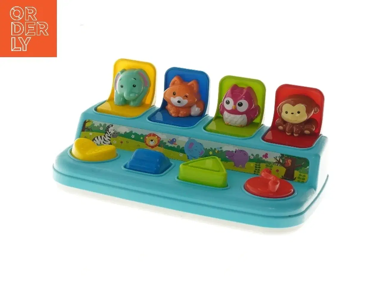 Billede 1 - Pop-up legetøj med dyrefigurer (str. 7x15,5x27 cm)