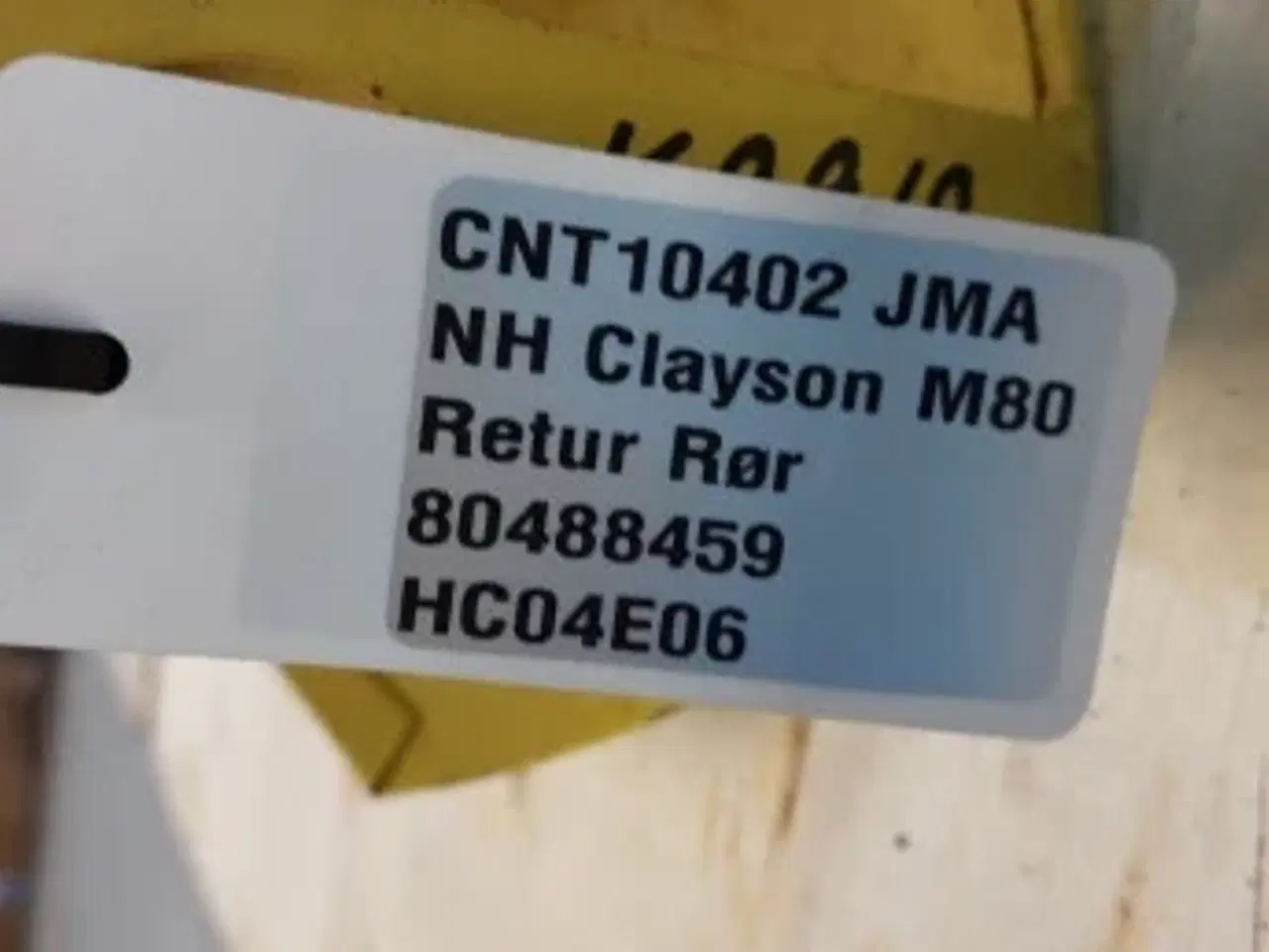 Billede 12 - New Holland Clayson M80 Retur Rør 80488459