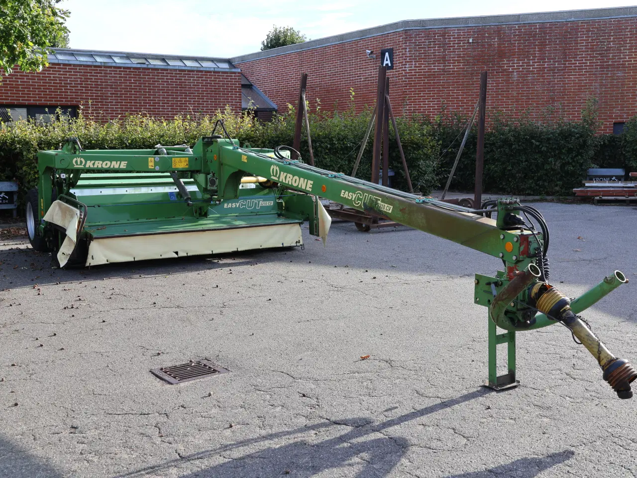 Billede 3 -  Krone Easycut 3210CV bugseret skivehøster