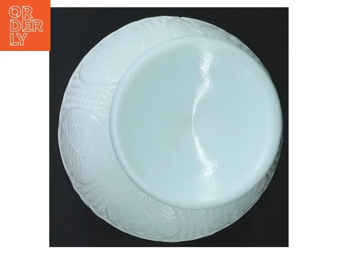 Billede 3 - Opsats I hvid opalglas (str. H 12 cm, ø 12 cm)