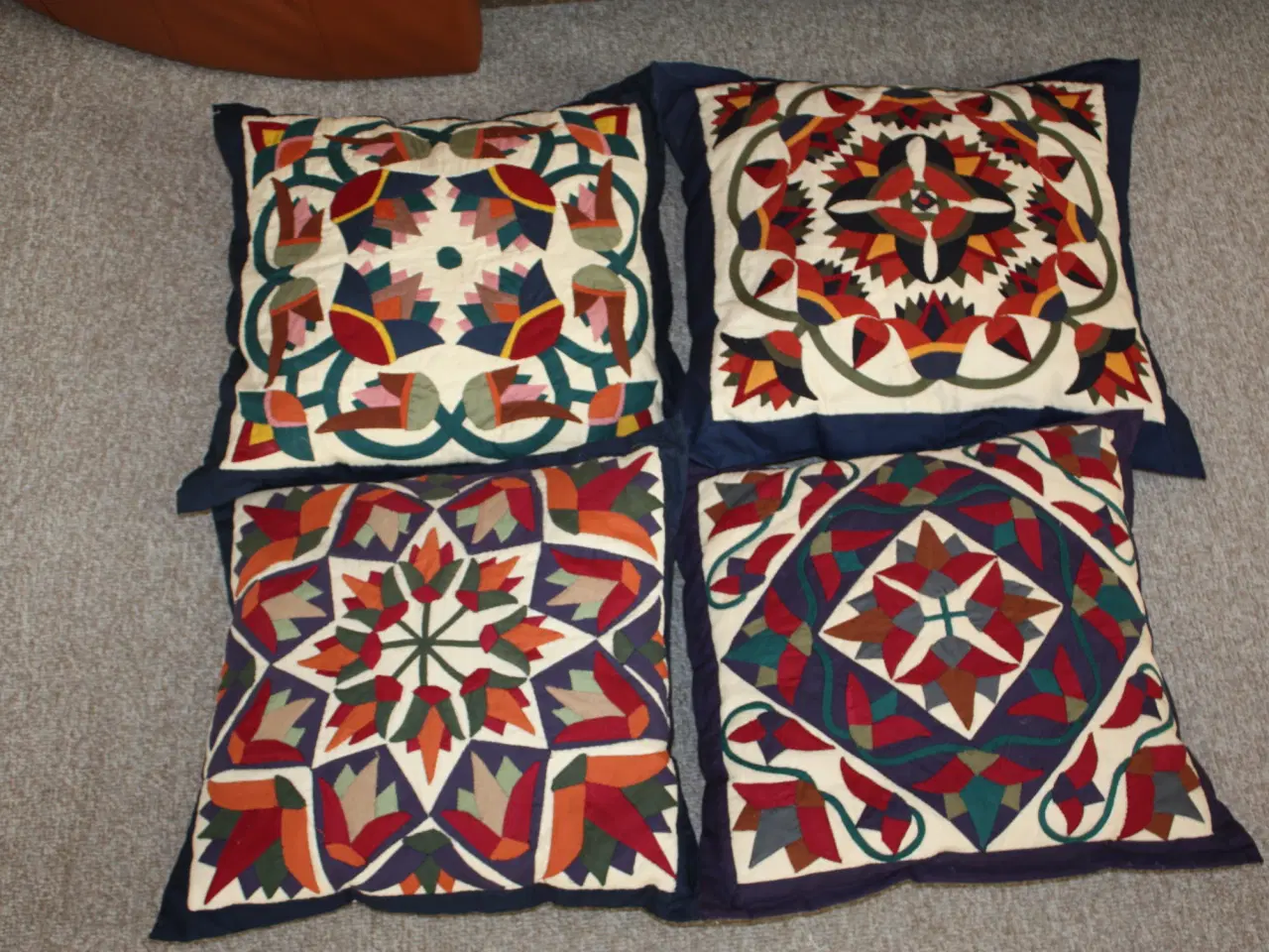 Billede 1 - Patchwork pudebetræk til pyntepude inkl. puder