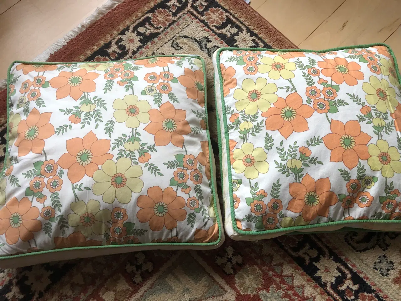 Billede 1 - Retro siddepuder på 38 cm i diameter nye