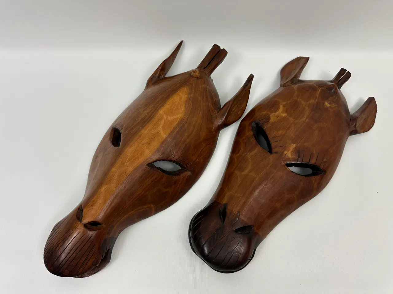 Billede 6 - 2 stk. store afrikanske 'giraf' masker