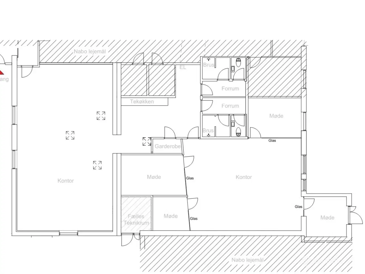 Billede 13 - Hyggeligt kontor med mulighed for parkering lige ved indgangen