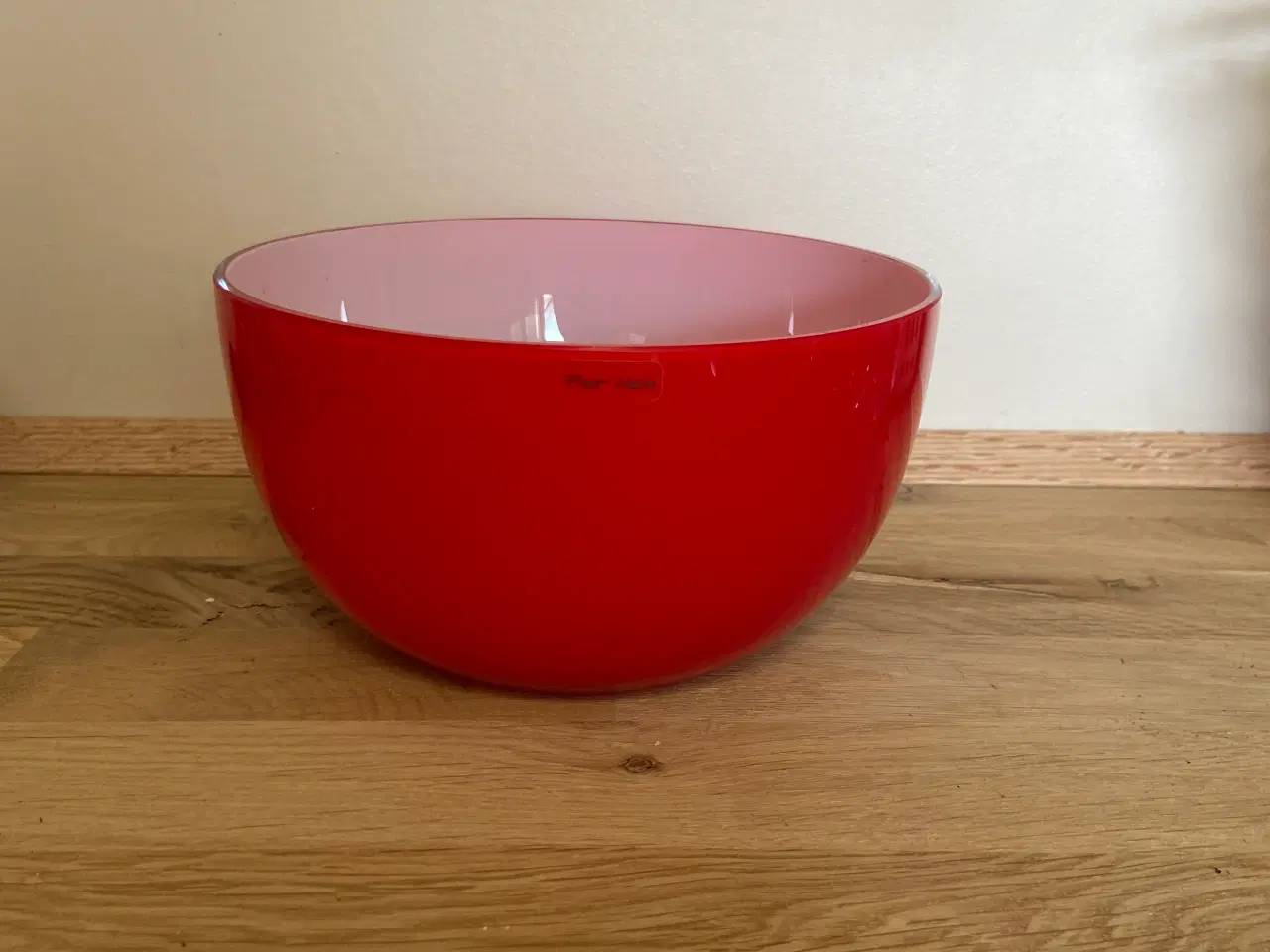 Billede 1 - Piet Hein glasskål - 10cm, kun stået til pynt