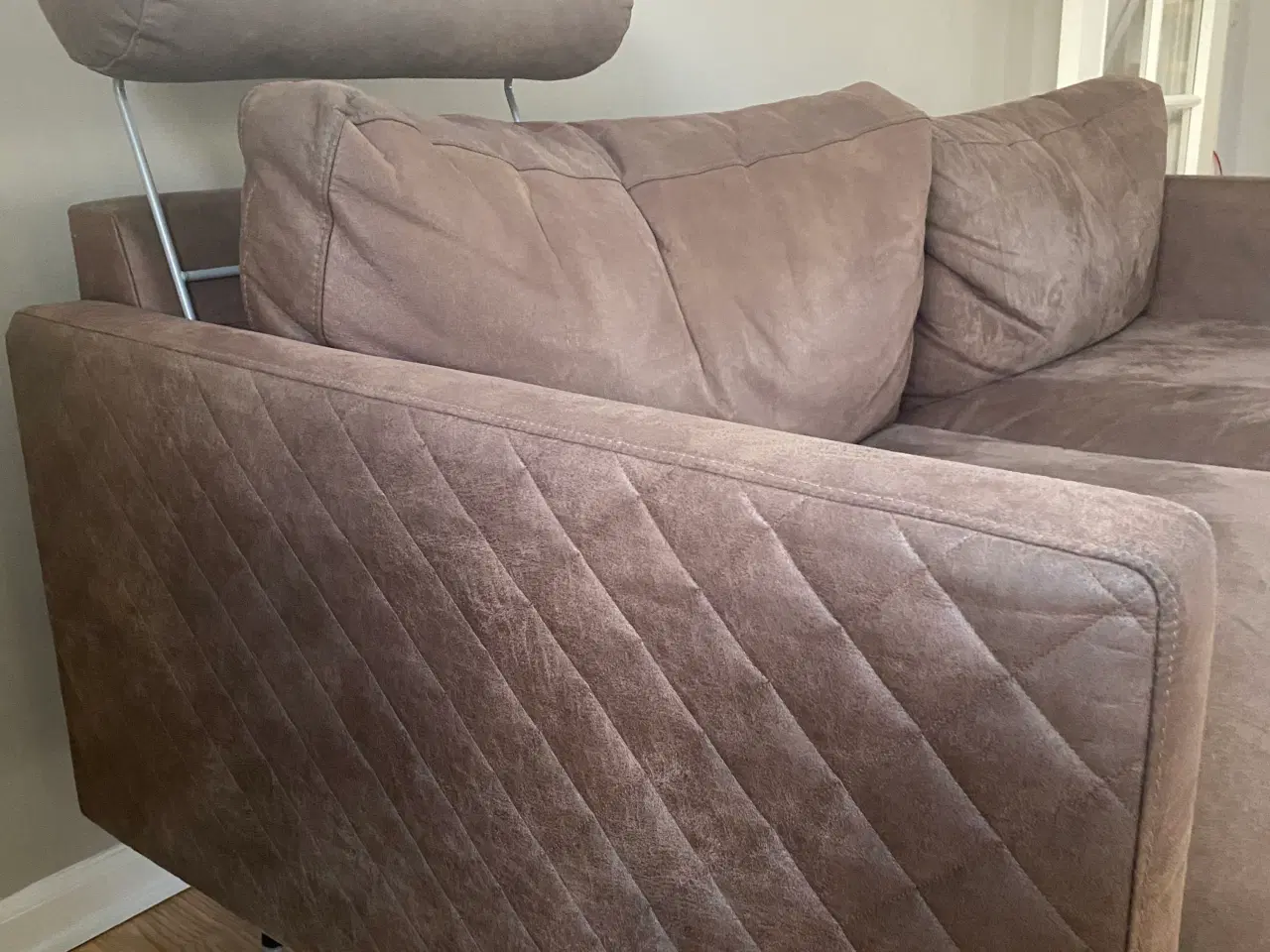 Billede 3 - Udgået Sicilia sofa m. puf + nakkestøtte fra ILVA