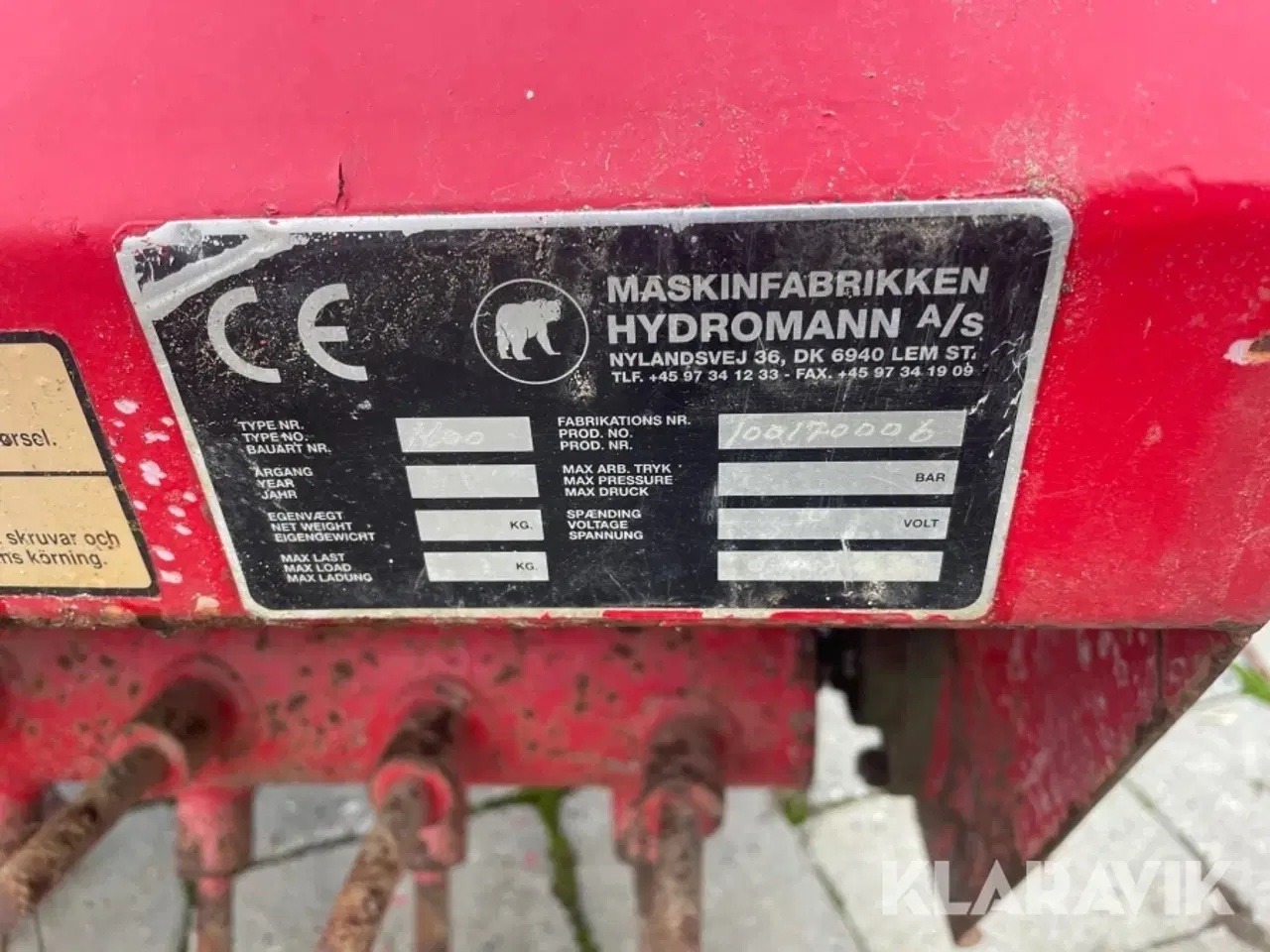Billede 10 - Stenrive Hydromann 1600